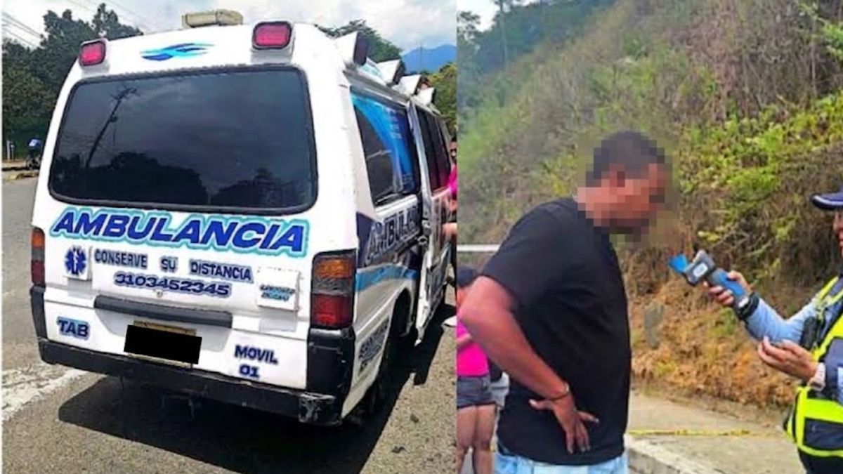 El conductor registró grado uno de alcoholemia