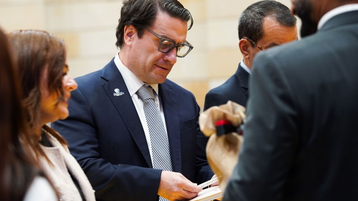 Iván Cancino, ministro de Justicia.