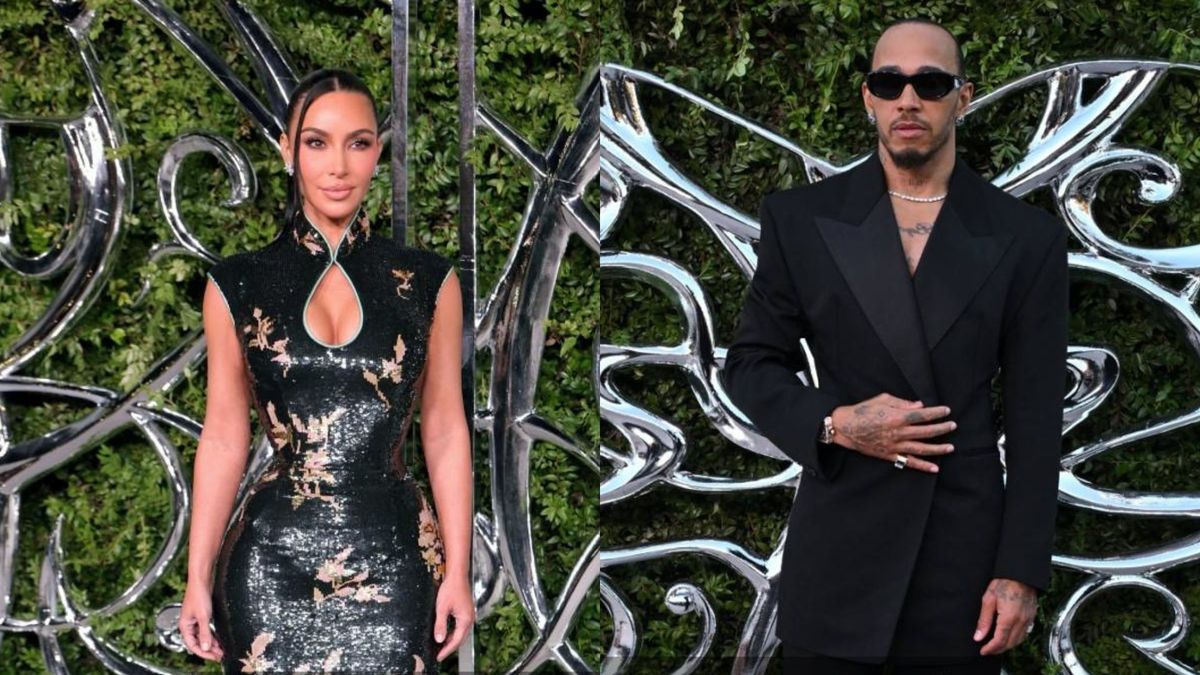 Hamilton y Kardashian protagonizaron un momento poco romántico en su presencia en el Lucas Museum of Narrative Art Gala.