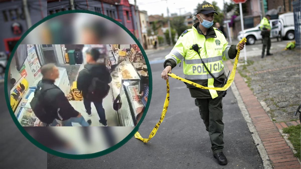 Supermercado en Teusaquillo fue víctima de un hurto: dos hombres fueron capturados