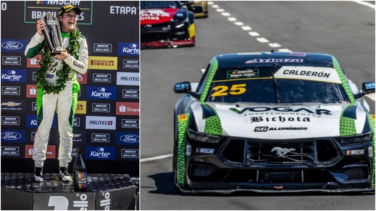 Triunfo de Tatiana Calderón en la NASCAR Brasil