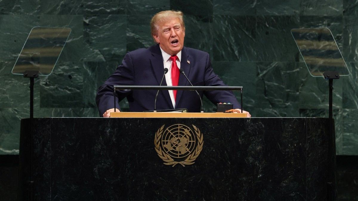 Presidente Donald Trump en la Asamblea General de Naciones Unidas