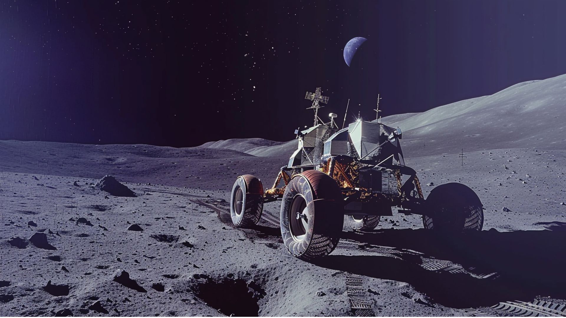 La Luna podría ocultar secretos que la Nasa quiere descubrir mediante el uso de varios Rovers.