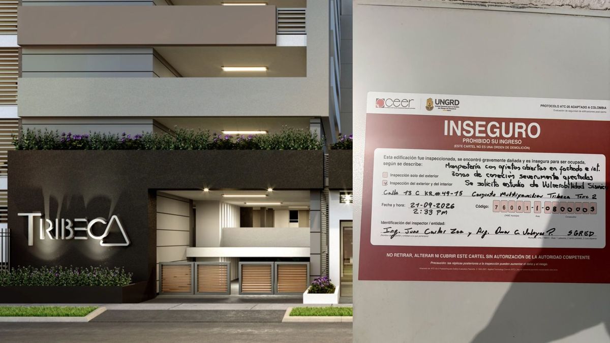 Ordenan evacuación en unidad residencial Tribeca, en Cali