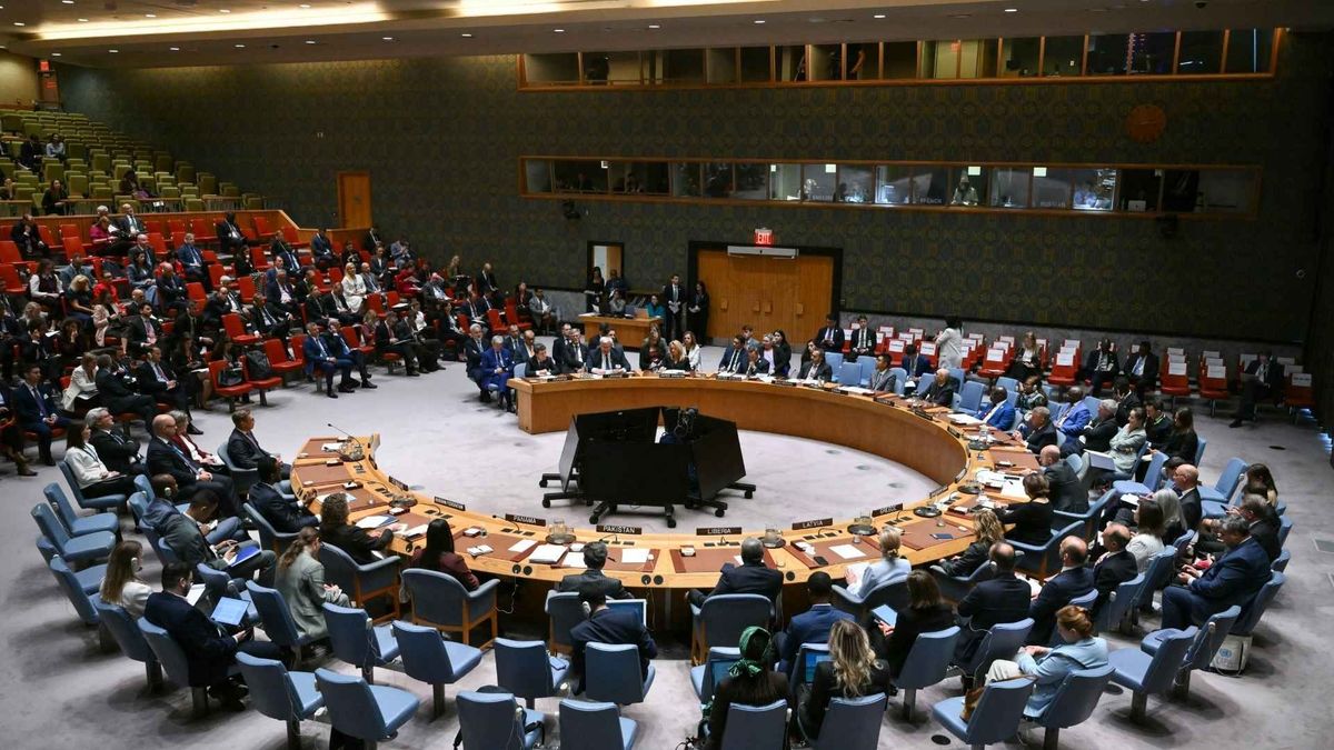 El presidente de Irán, Masud Pezeshkian, durante su intervención ante la Asamblea General de la ONU.