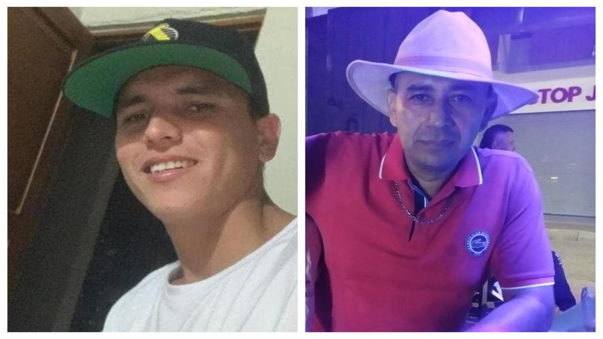 Santiago Arredondo y Carlos Henao, mineros fallecidos en Titiribí, Antioquia