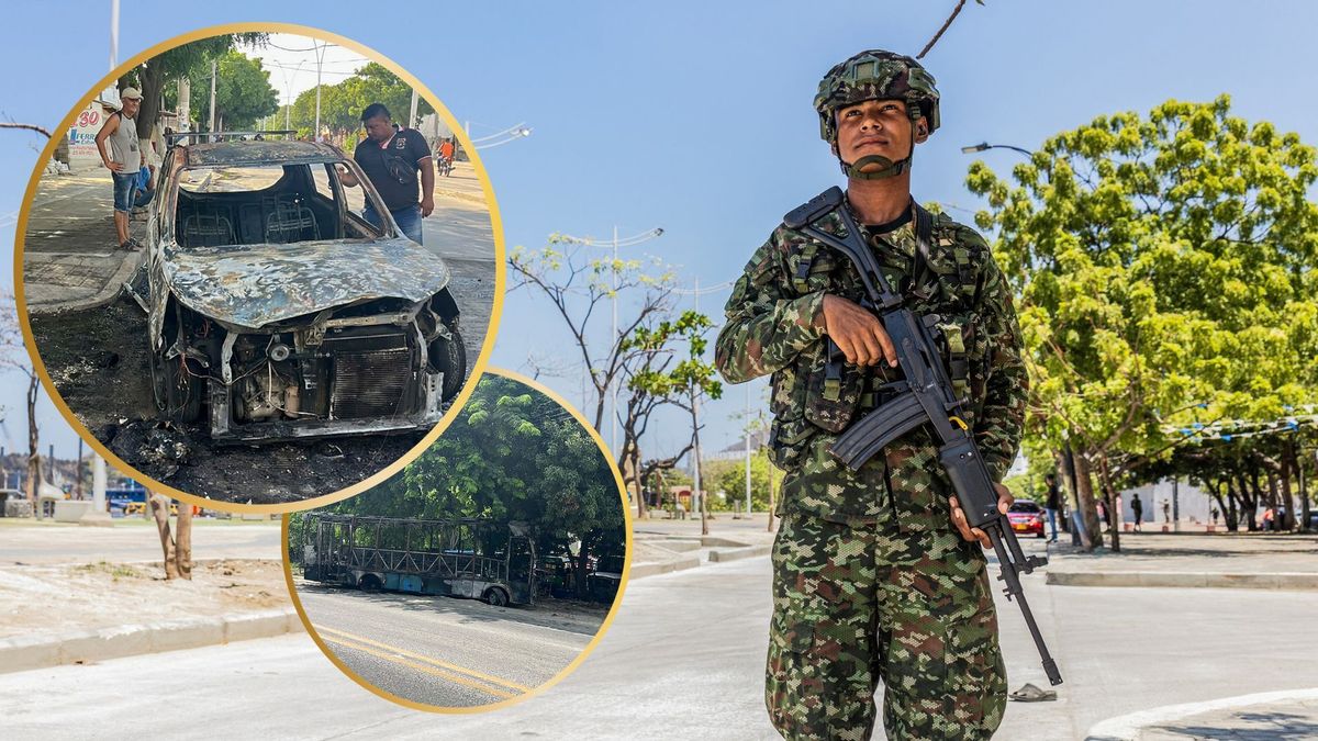 Santa Marta vivió una jornada de bloqueos y violencia armada por parte de las denominadas autodefensas de Los Pachenca.