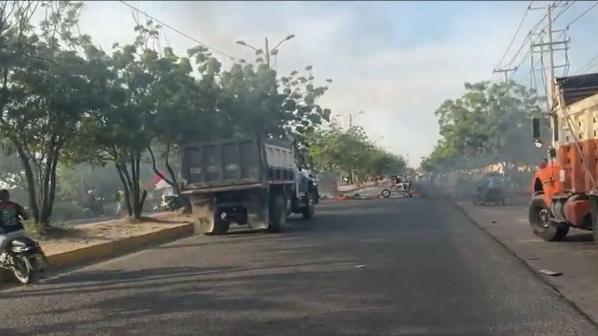 Protesta en Soledad, Atlántico.