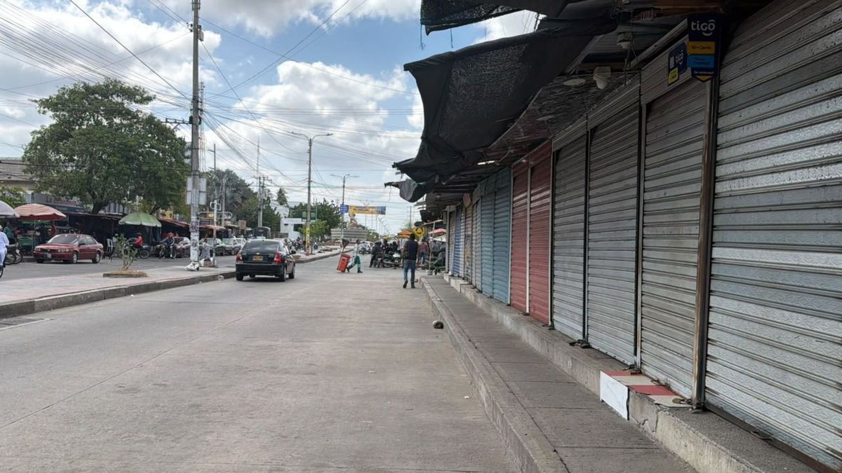 Sector del mercado viejo de Riohacha, La Guajira.