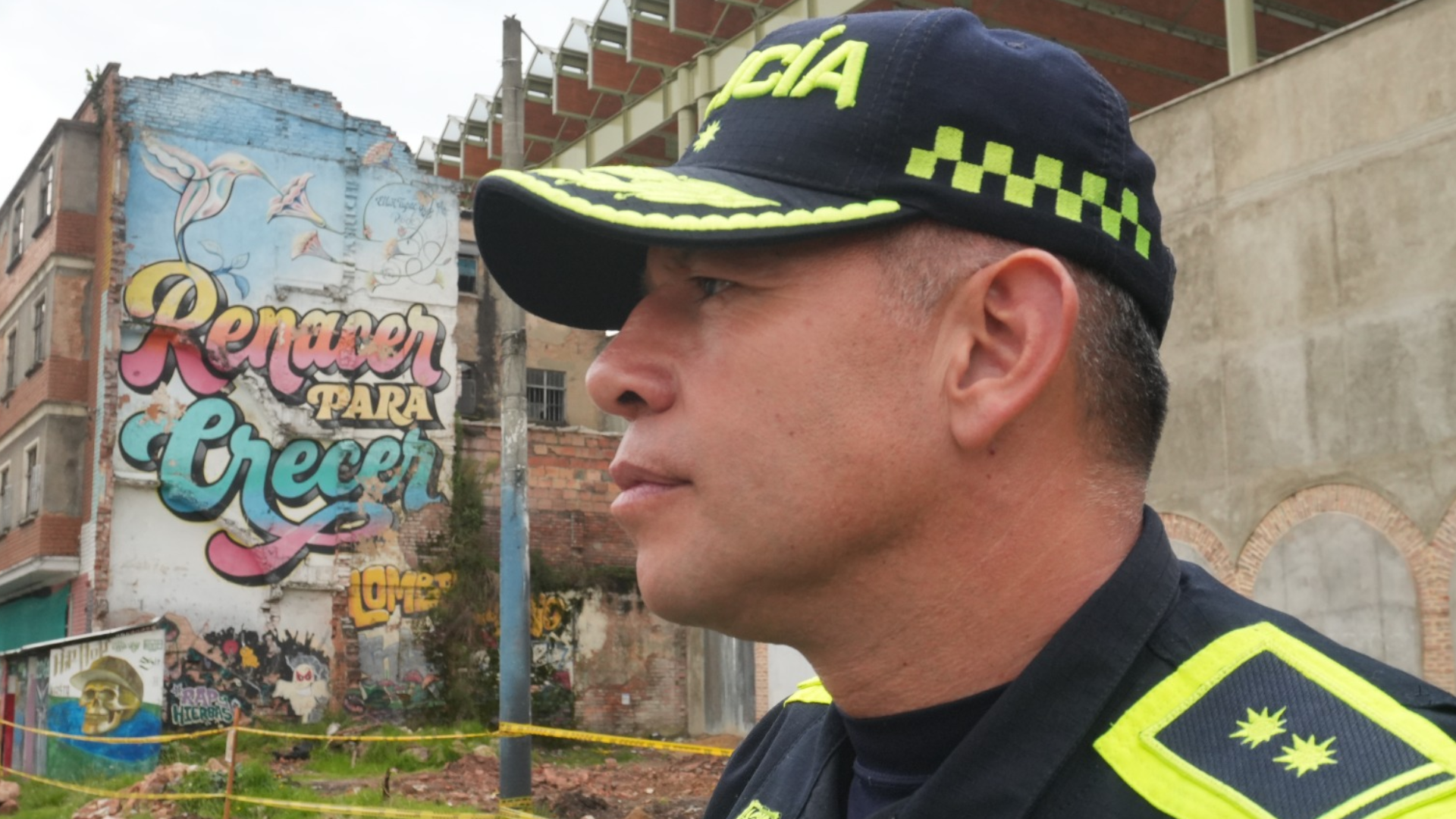 General Giovanny Cristancho, comandante de la Policía Metropolitana de Bogotá.