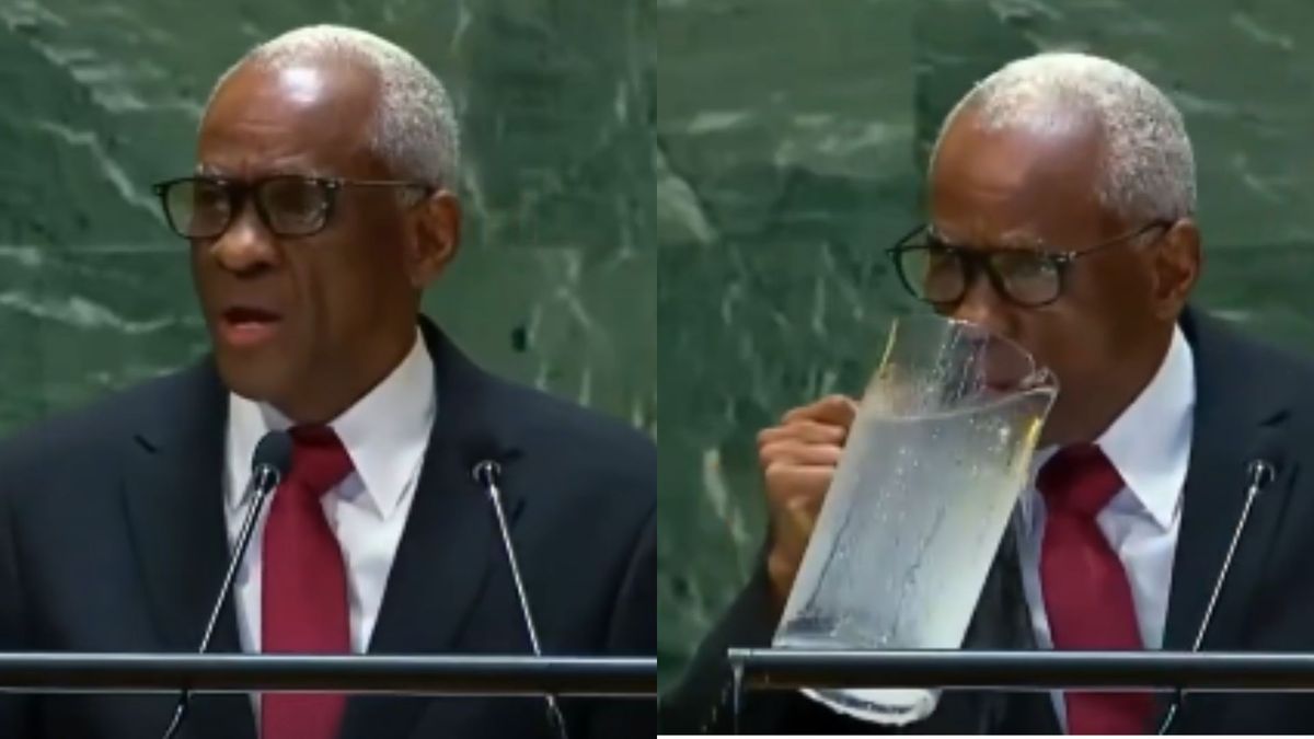 El exmandatario haitiano se hizo viral en redes sociales por un gesto en la Asamblea General de la ONU.