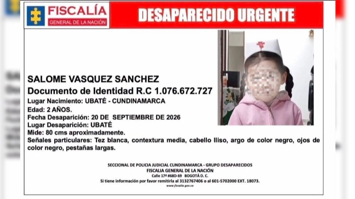 Menor desaparecido