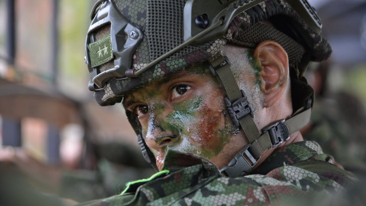 Tropas del Ejército Nacional.