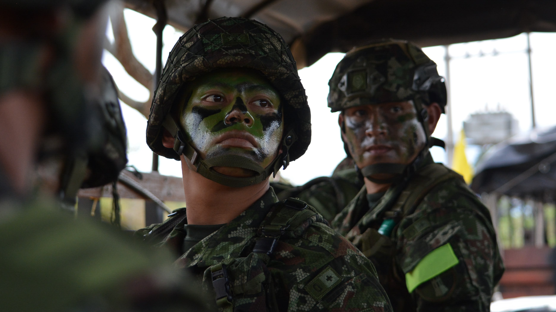 Tropas del Ejército Nacional.