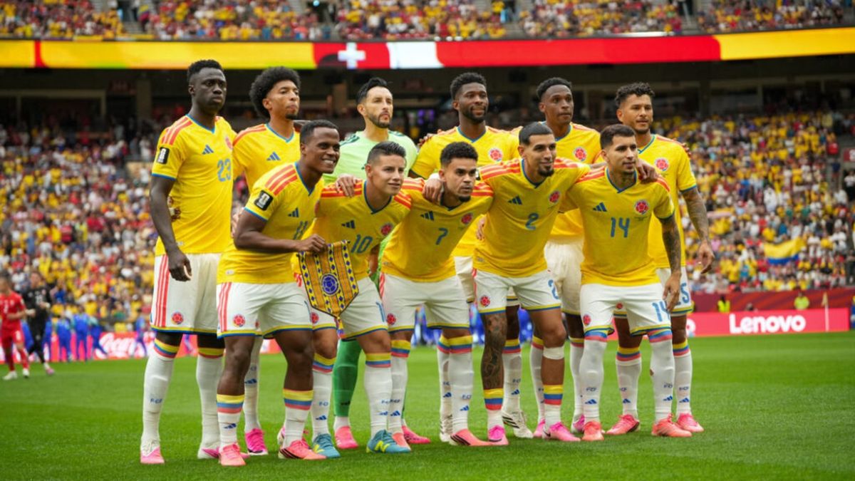 Selección Colombia en su partido contra Suiza: Mundial 2026