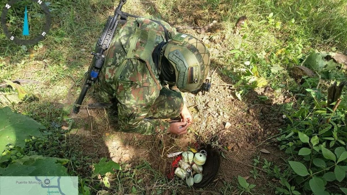 Destrucción de minas antipersona en Norte de Santander