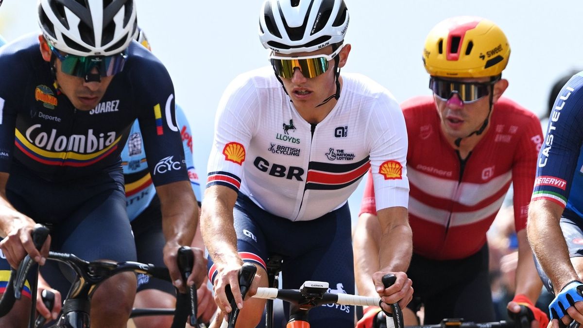 Santiago Buitrago en el Mundial de Ciclismo de Ruta en Canadá