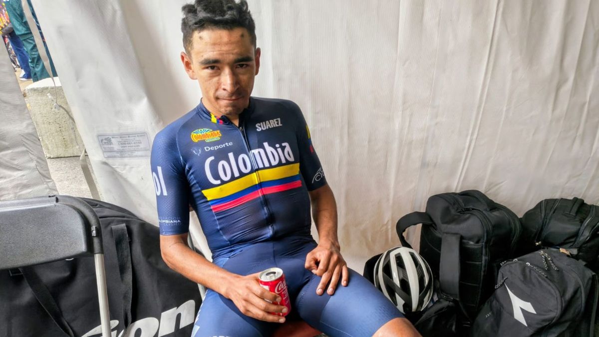 Santiago Buitrago al finalizar la carrera.