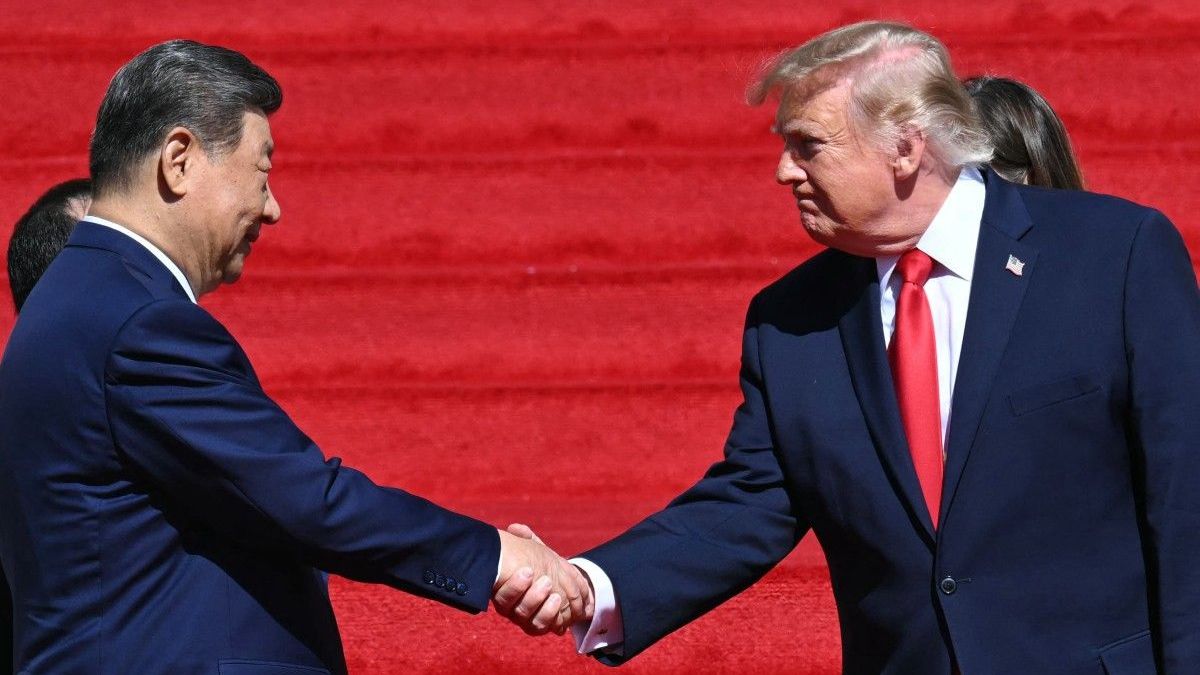 Presidente de China, Xi Jinping y presidente de Estados Unidos, Donald Trump