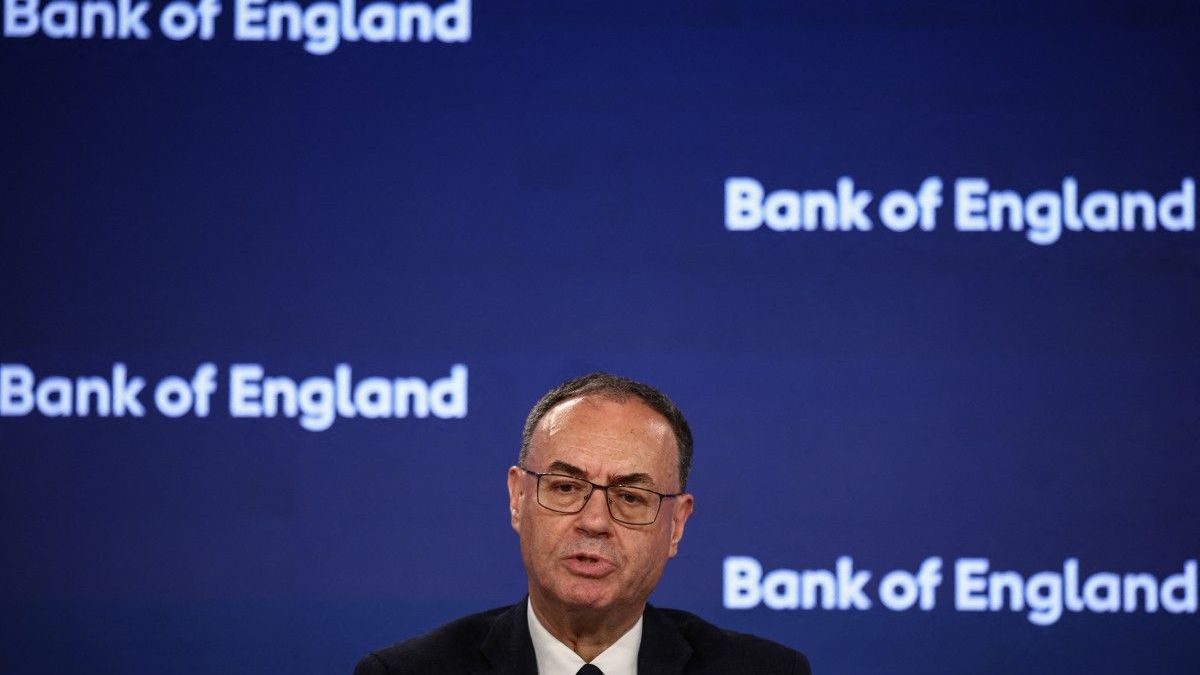 El gobernador del Banco de Inglaterra (BoE), Andrew Bailey