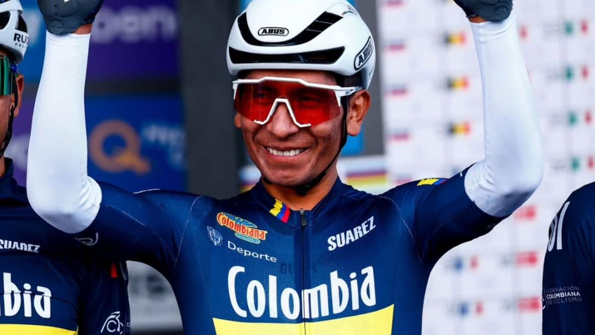 Nairo Quintana con la Selección Colombia en el Mundial de Ruta 2026