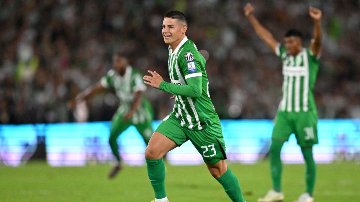 James Rodríguez, mediocampista de Atlético Nacional