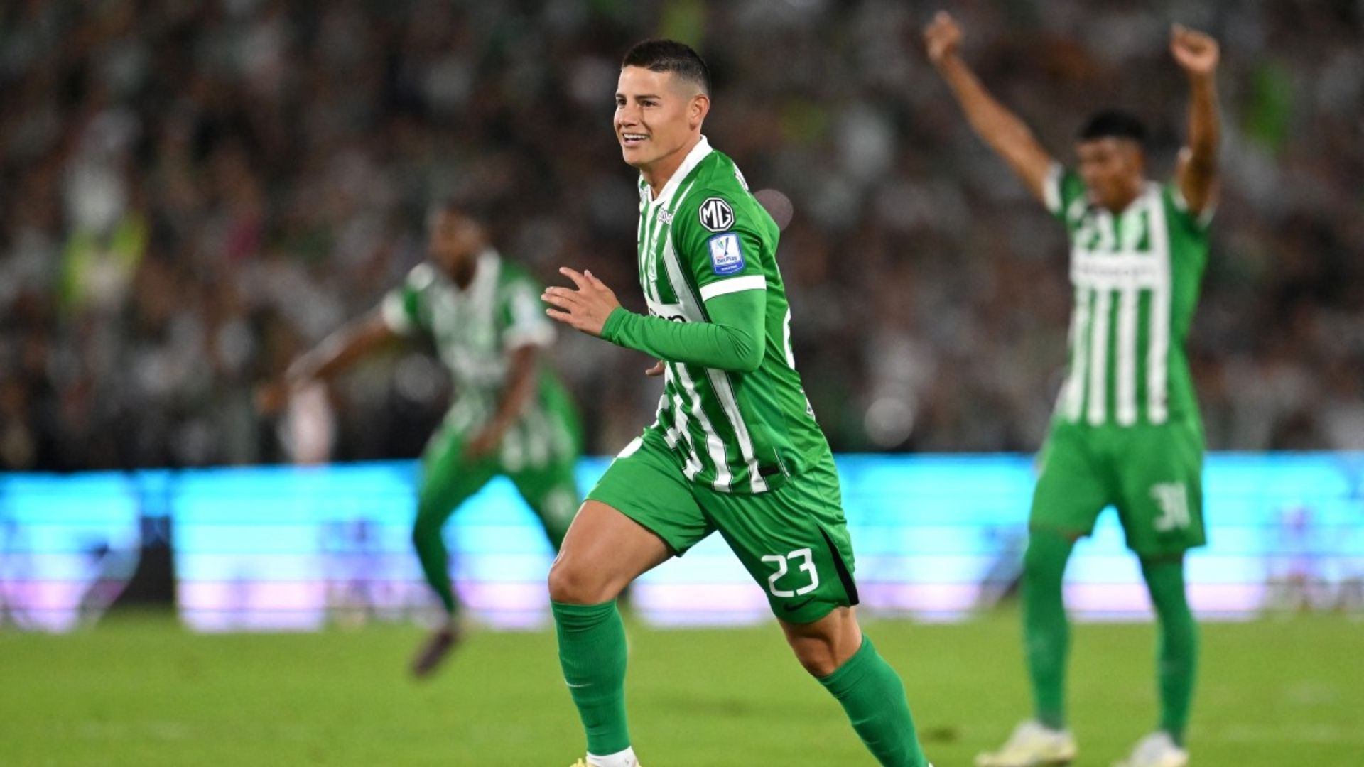 James Rodríguez, mediocampista de Atlético Nacional