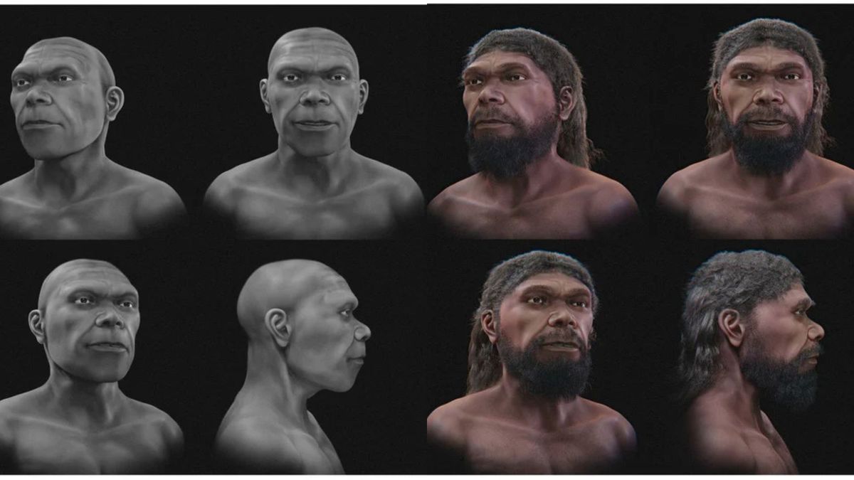 El ser humano ha evolucionado a lo largo del tiempo; su rostro era muy diferente hace miles de años.