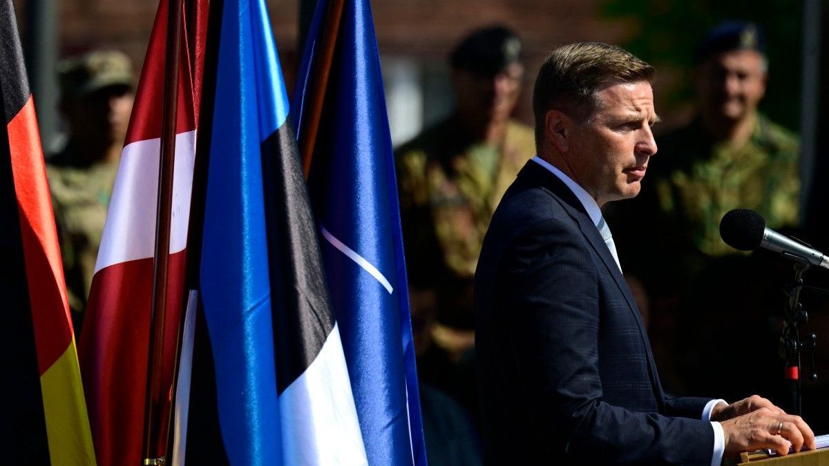 El ministro de Defensa de Estonia, Hanno Pevkur