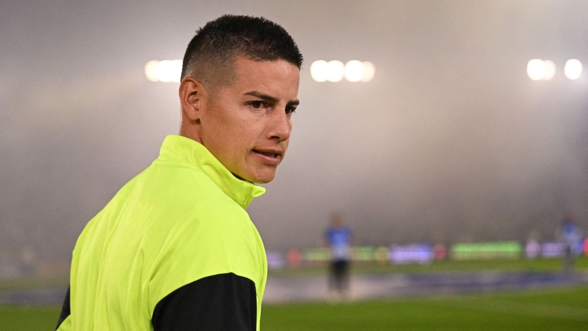 James Rodríguez, mediocampista de Atlético Nacional