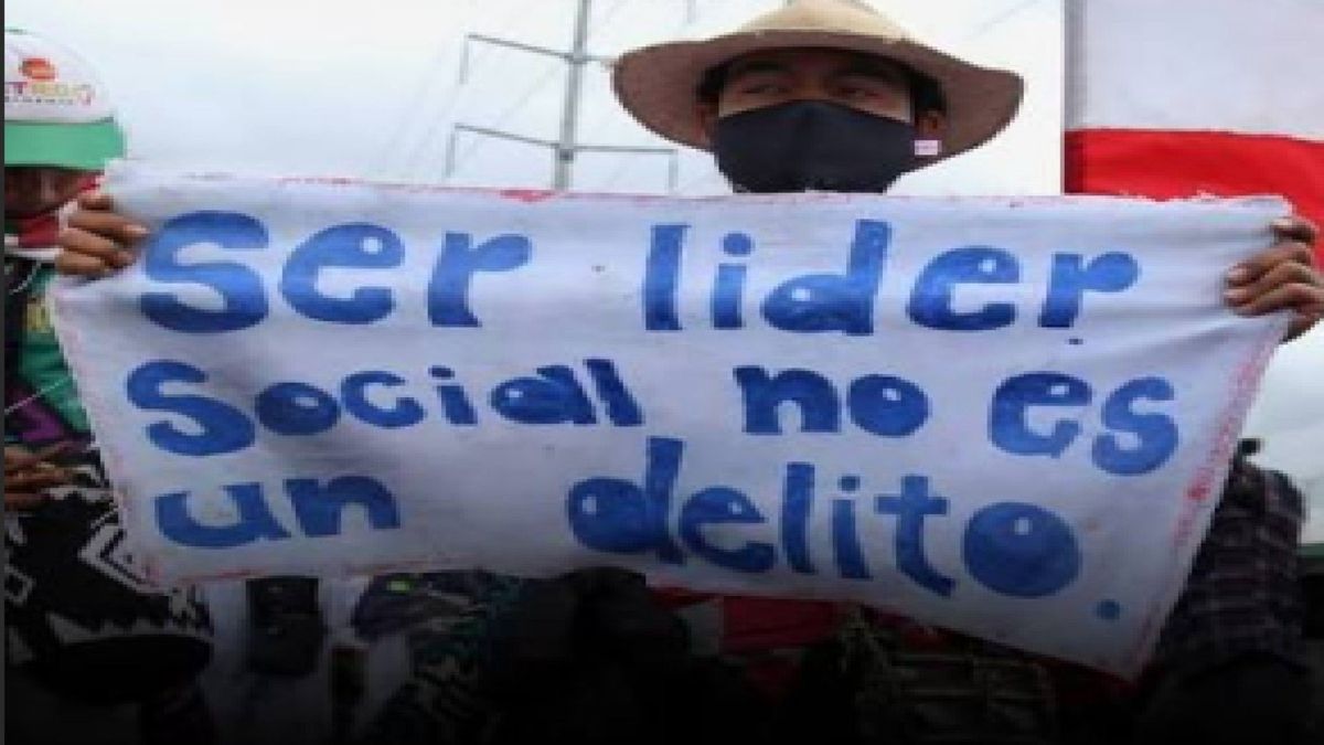 Líderes sociales en Colombia