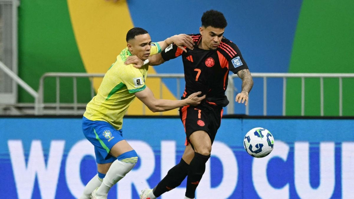 Brasil vs Colombia en las Eliminatorias 2026