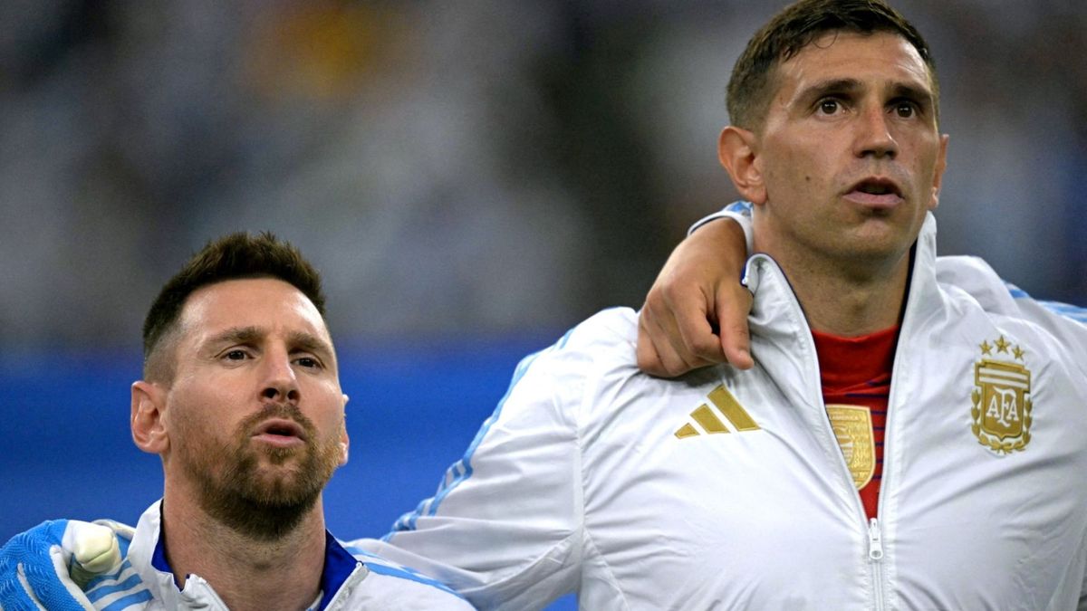 Lionel Messi y 'Dibu' Martínez en la Copa América 2025