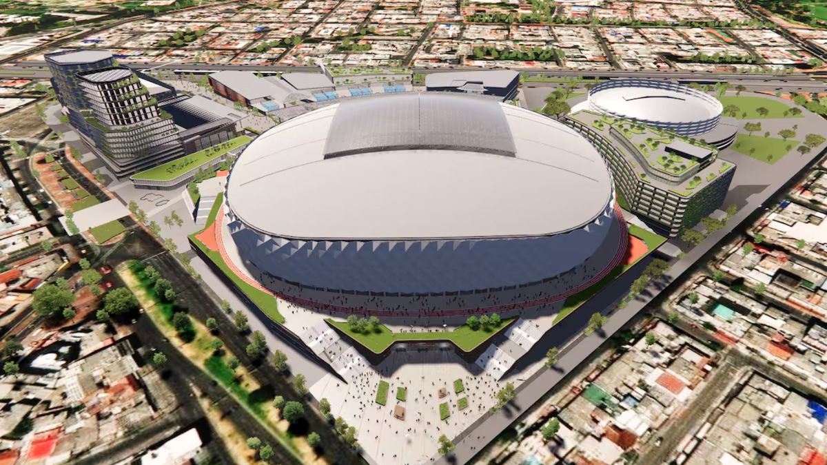 Proyección del nuevo Estadio El Campín en Bogotá