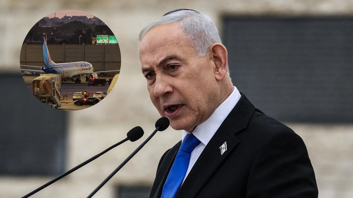 Primer ministro de Israel, Benjamin Netanyahu y vuelo de Flydubai