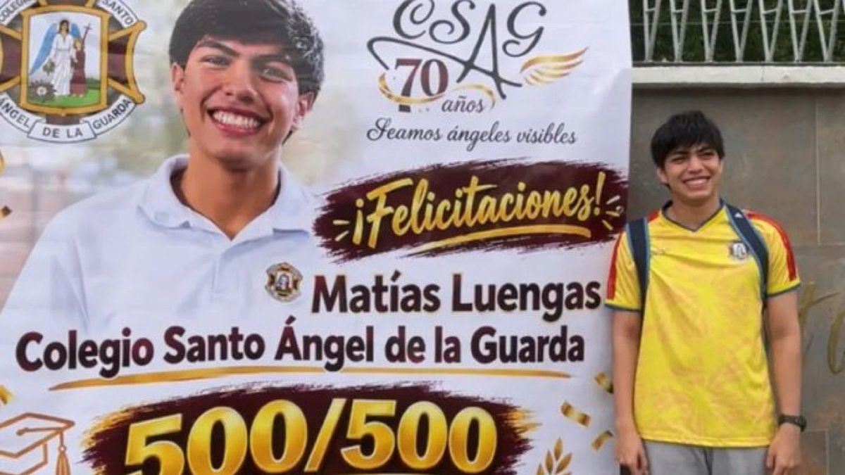 Matías Luengas, joven becado en EAFIT, Medellín