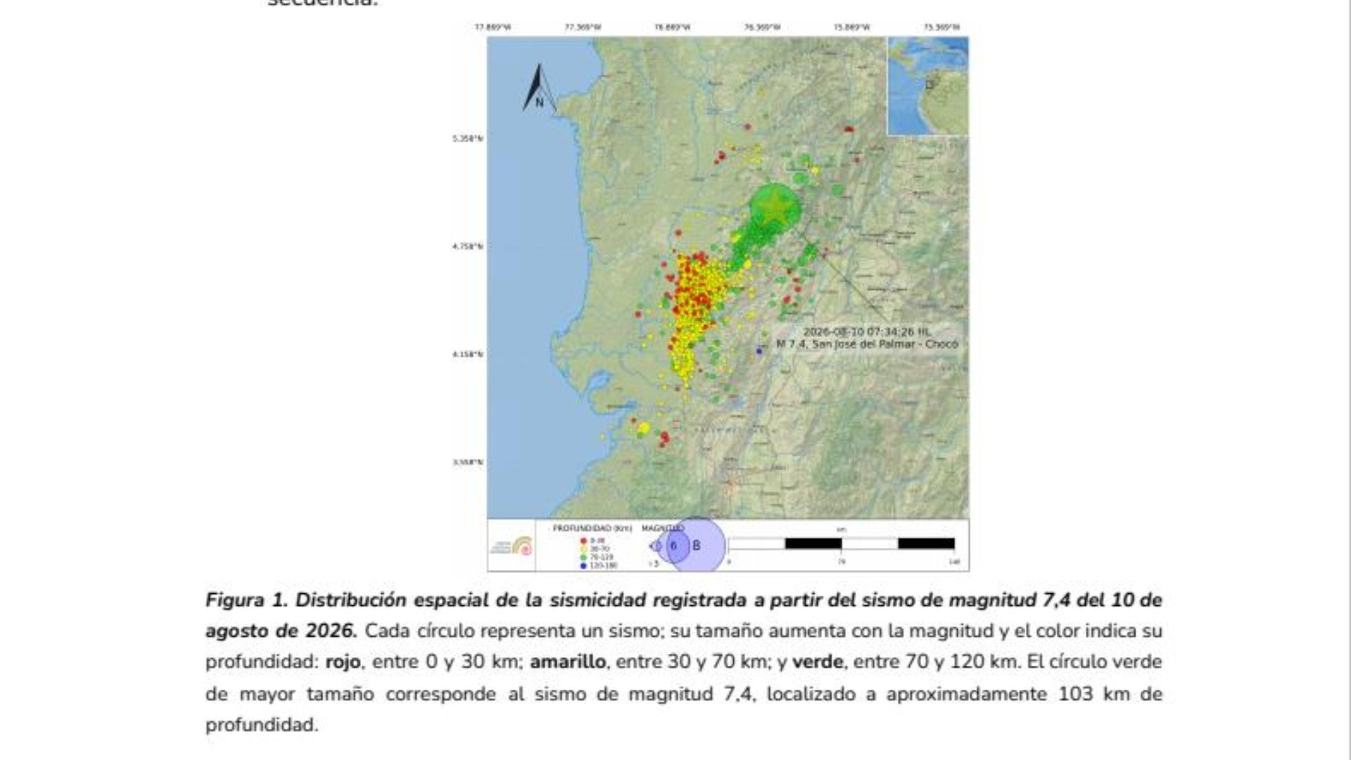 Sismos en Chocó