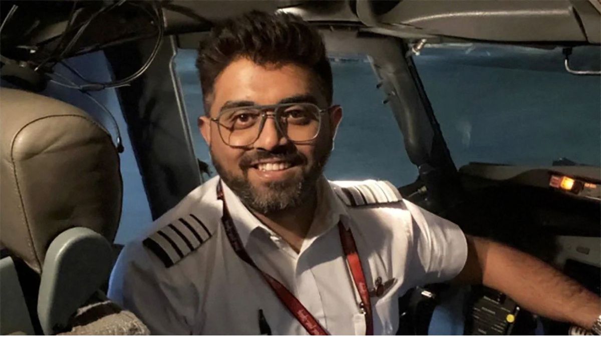 Smit Machchhar, piloto indio del vuelo de Flydubai