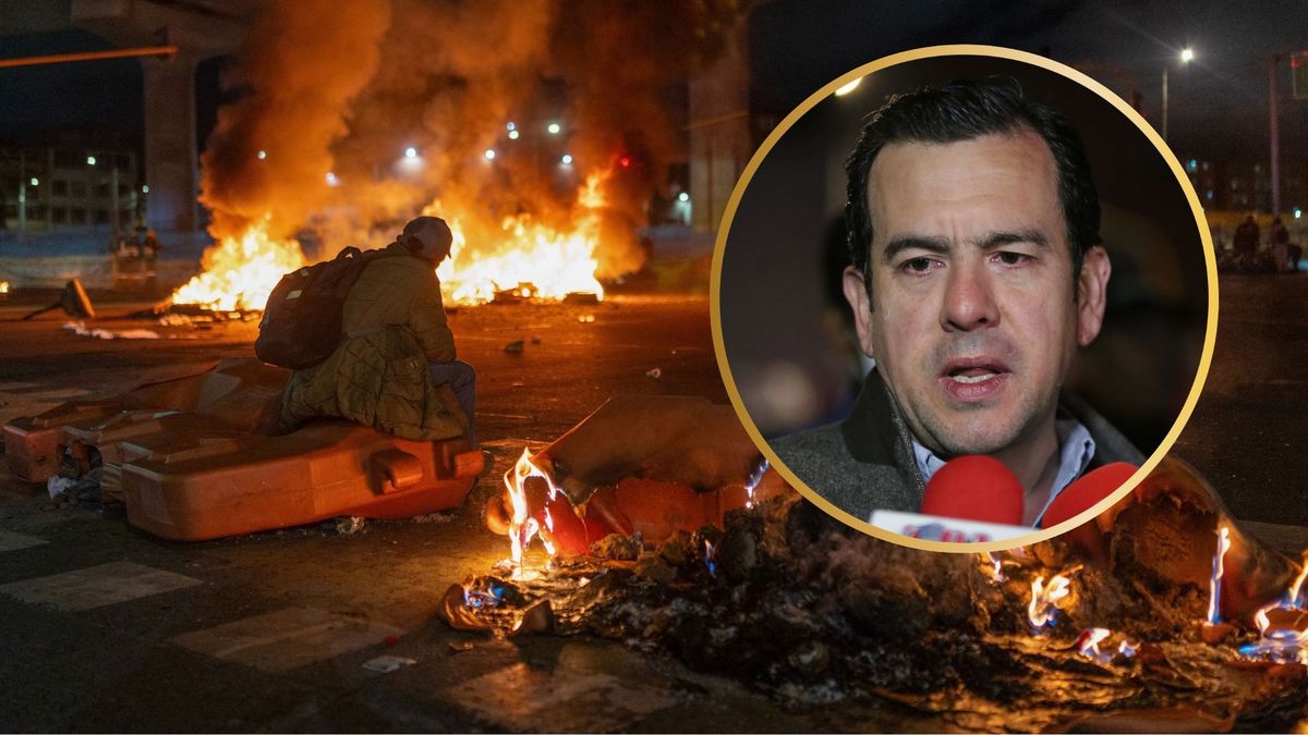 Ministro del Interior, Rodrigo Lara, defiende el decreto que permite la intervención policial durante manifestaciones violentas.