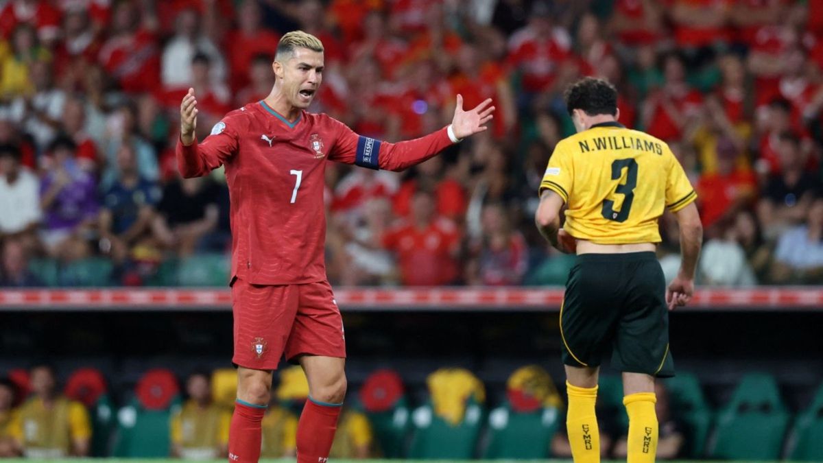 Cristiano Ronaldo en su último partido con Portugal, frente a Gales en la Liga de Naciones (24 de septiembre)