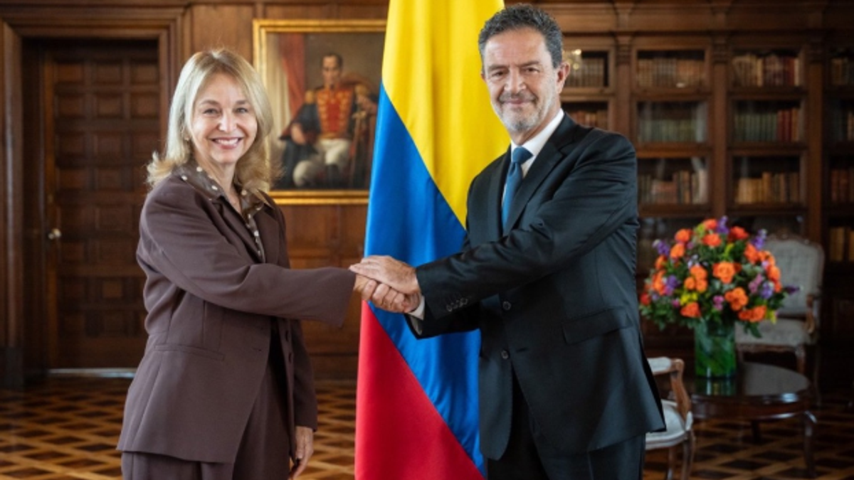 Canciller de Israel, Gideon Sa’ar, dio la bienvenida a Tania Gilinski, nueva embajadora de Colombia