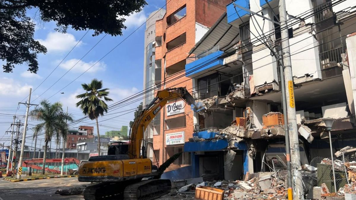 Avanza la demolición de edificaciones afectadas por el terremoto en Cali