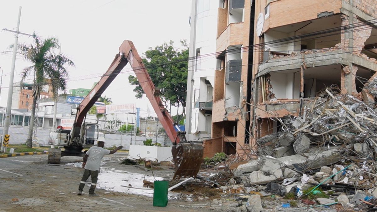 Así avanzan las demoliciones en Cali