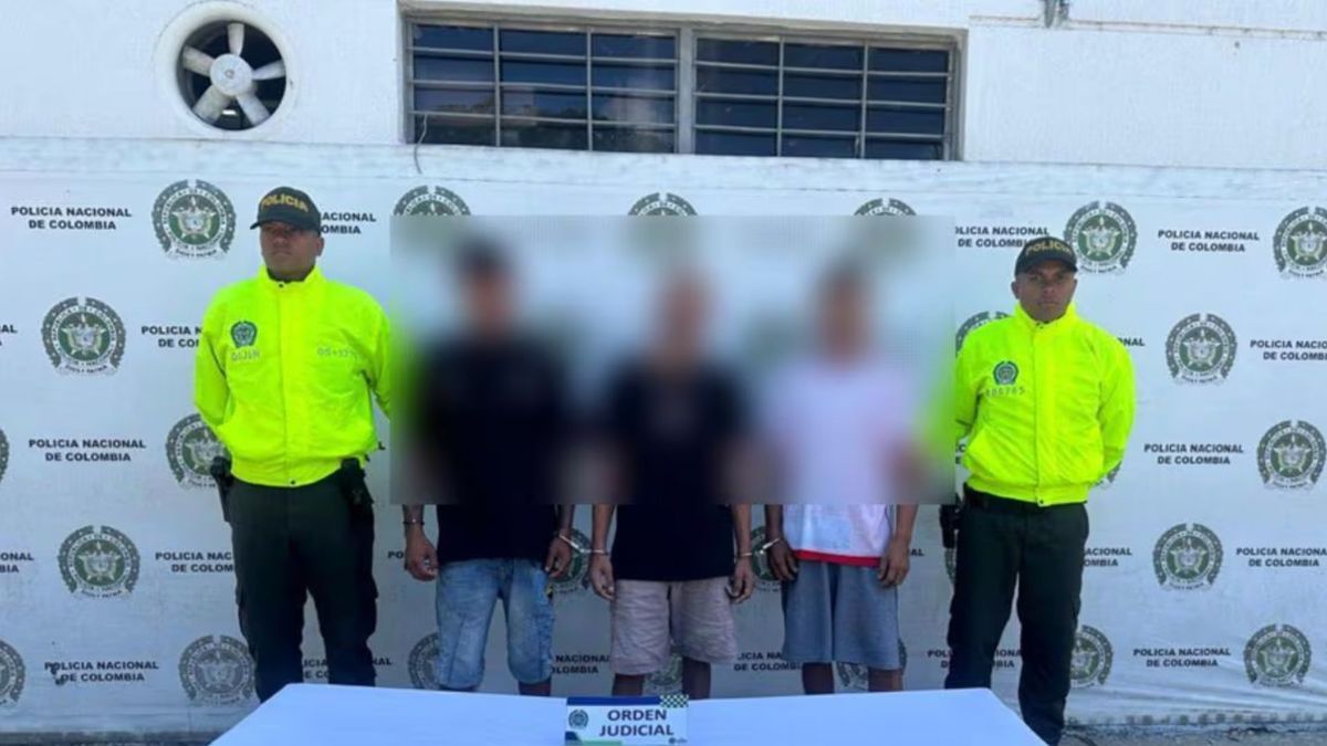 Entre los capturados se encuentra alias 'Petroleo' señalado de coordinar las actividades delincuenciales