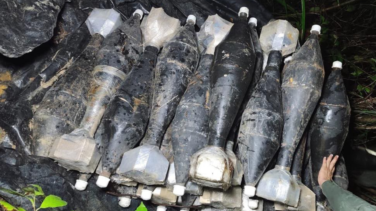 Ejército Nacional finds 100 drone grenades in Norte de Santander