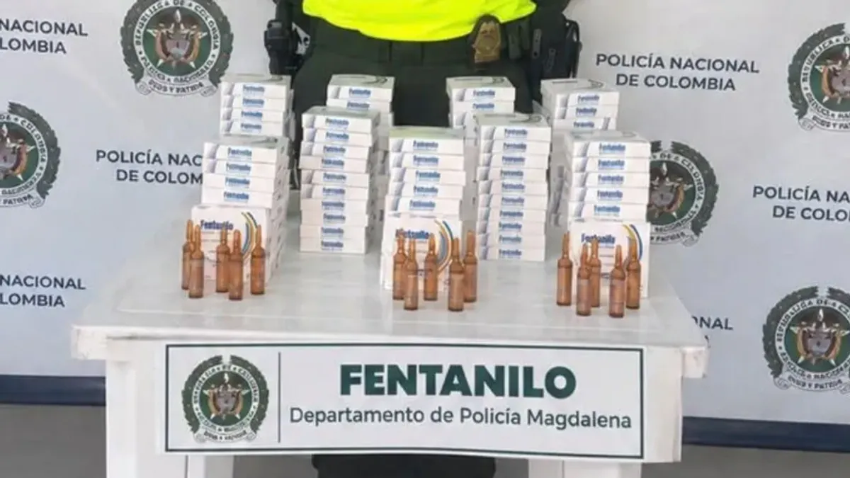 500 ampollas de fentanilo en Santa Marta