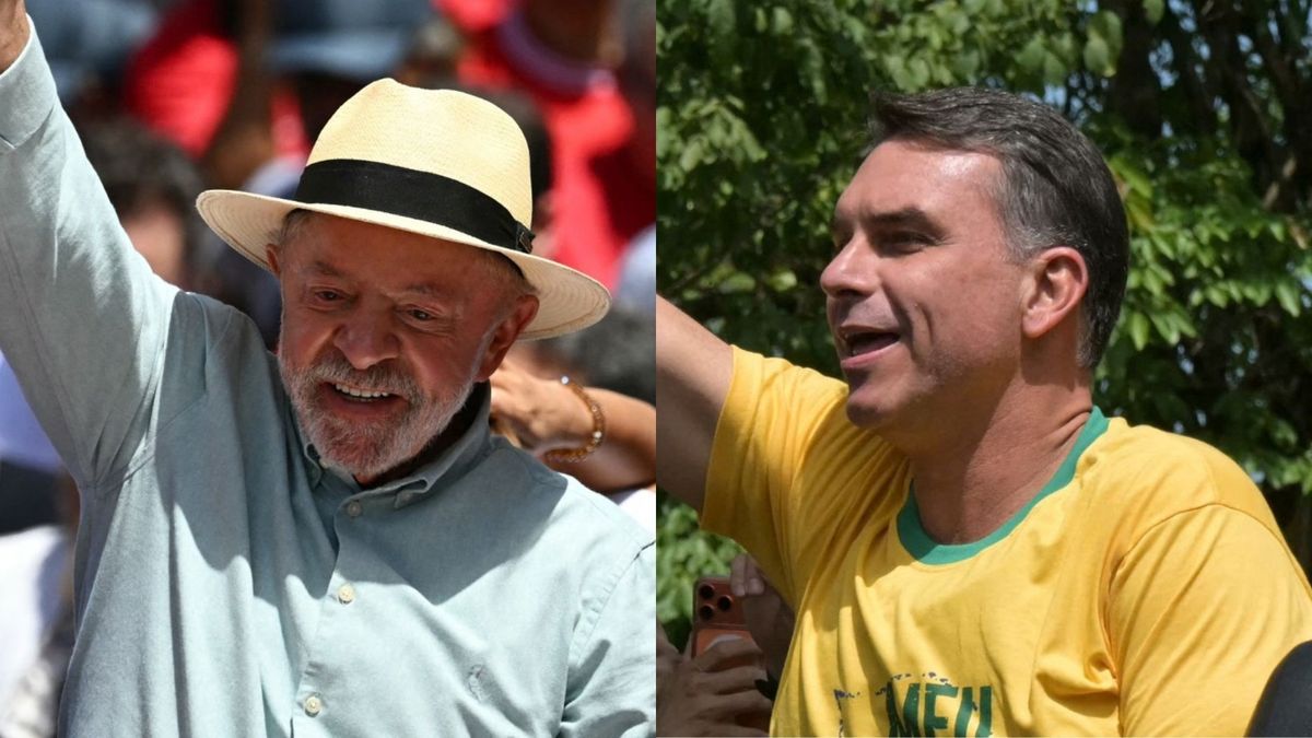 Flávio Bolsonaro y Luiz Inácio Lula da Silva fueron los dos candidatos más votados