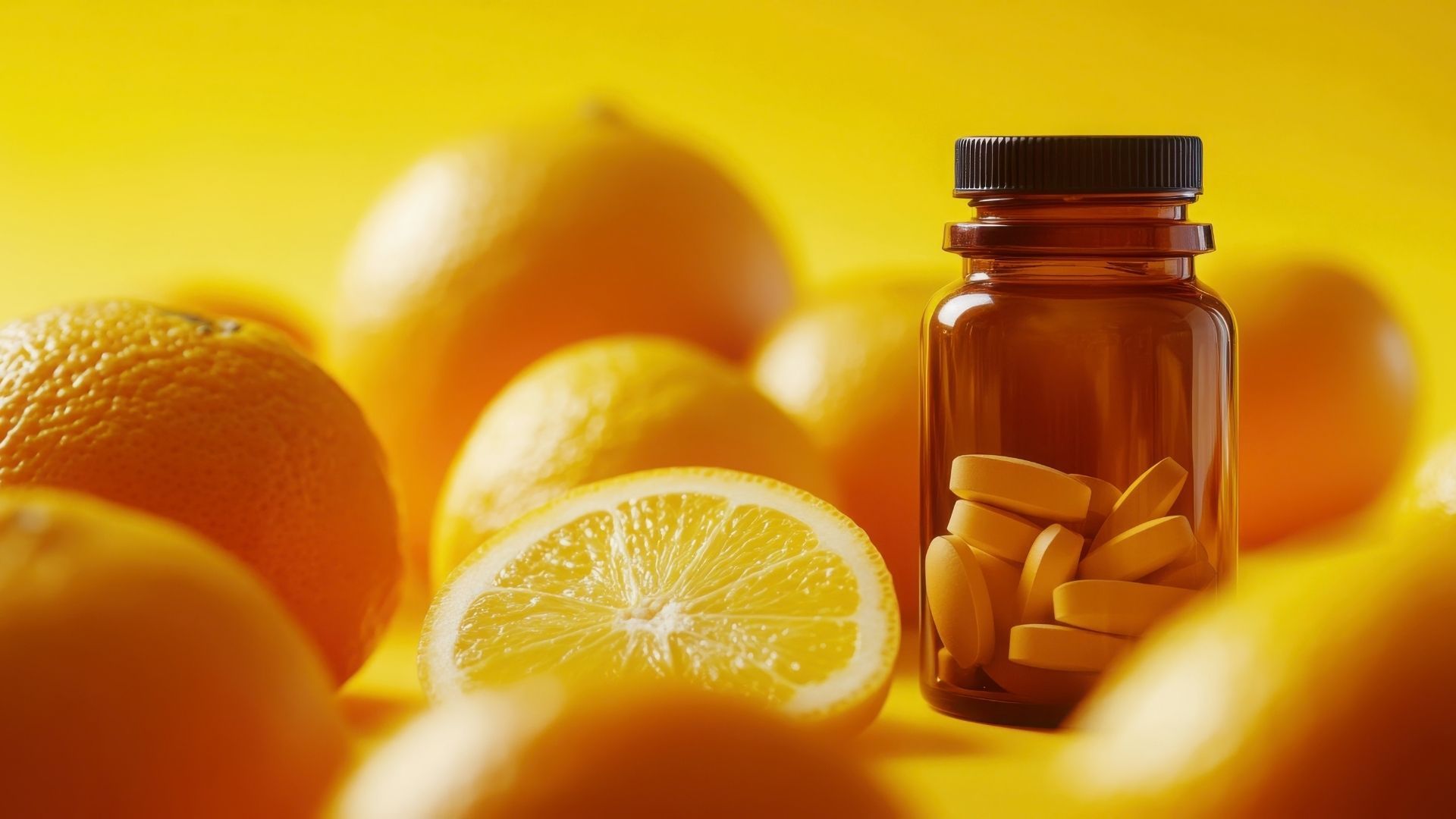 La vitamina C está presente en frutas y verduras y también se comercializa en diferentes tipos de suplementos.