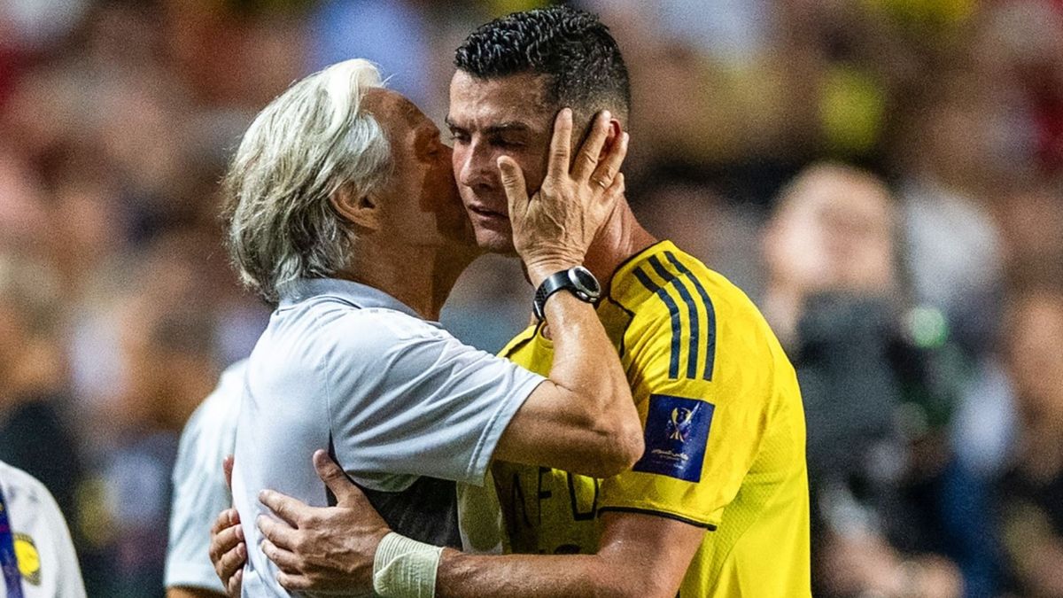Cristiano Ronaldo y Jorge Jesus en Al Nassr