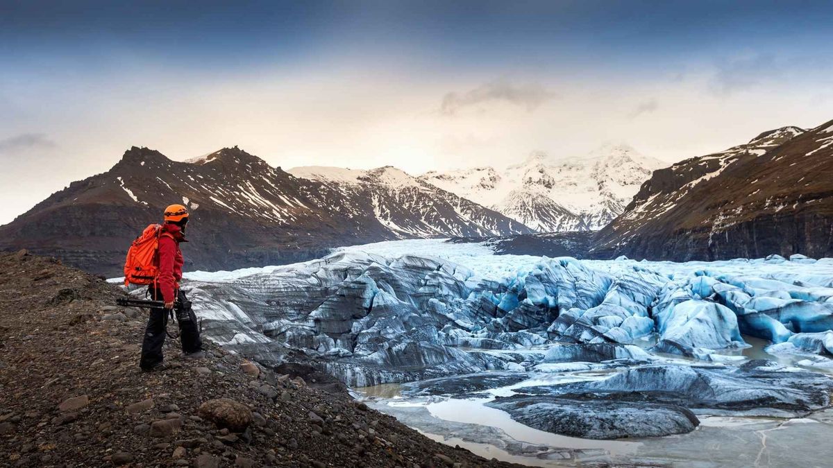 Lonas de lana instaladas en el glaciar Glacier 3000, en Les Diablerets, Suiza, como parte del proyecto ‘Keep It Wool’.